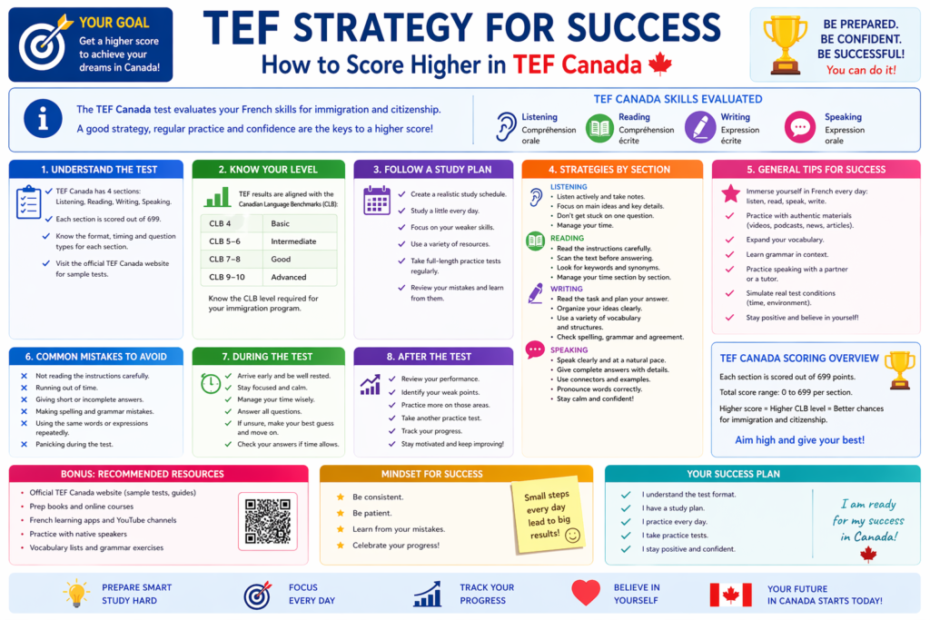 TEF Strategy for Success | To Score Higher 105