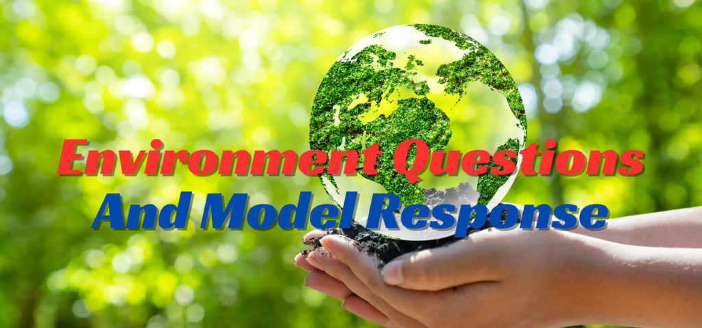 environment questions and model response