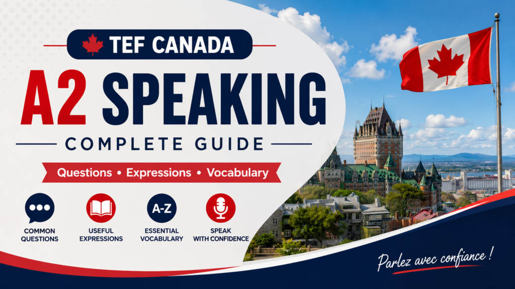 TEF & TCF Canada A2 Speaking Guide 1